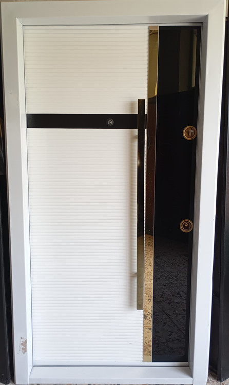 درب ضد سرقت مدرن سفید