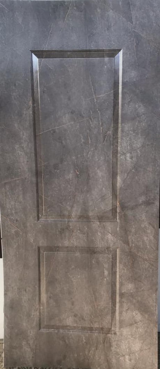 درب ملامینه دو قاب رنگ سنگ