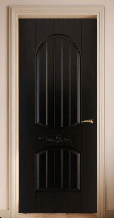 درب ملامینه گردویی تیره طرح درباری