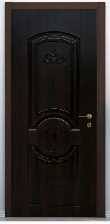 درب ملامینه گردویی طرح گلدیس