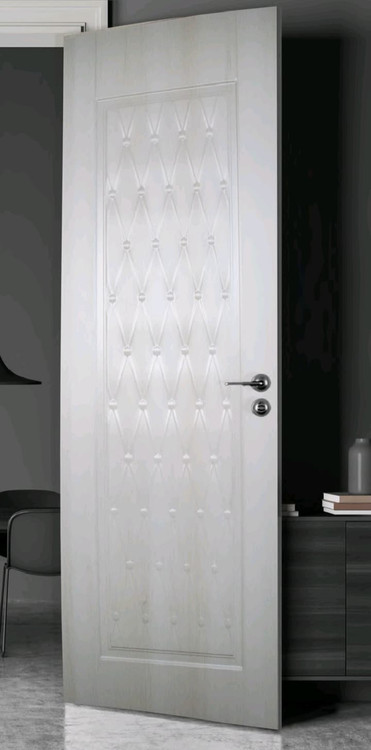 درب ملامینه لاکچری حصیری سفید ون